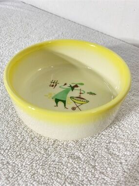 Vintage 1950s MCM Harmony House California Gourmet Ceramic Bowl